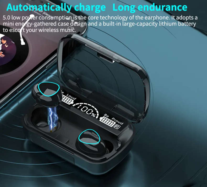 M10 TWS Wireless Earphone Gaming Earbuds