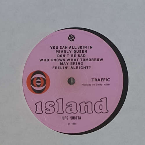 TRAFFIC - TRAFFIC (2nd Album)  100% Original pressing RARE UK Pressing - 1968 in STEREO