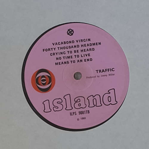 TRAFFIC - TRAFFIC (2nd Album)  100% Original pressing RARE UK Pressing - 1968 in STEREO