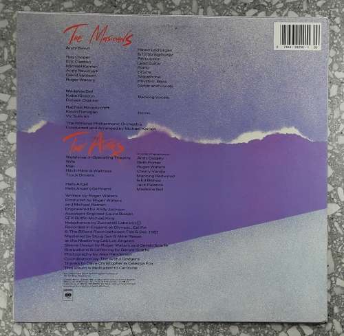 ROGER WATERS - THE PROS AND CONS OF HITCH HIKING LP, Album, Reissue Country: US Released: 1984