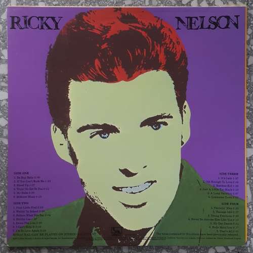 RICKY NELSON - RICKY NELSON 2 × Vinyl, LP, Compilation, Reissue, Mono Country: US Released: 1980