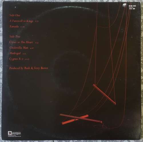 RUSH - A FAREWELL TO KINGS Vinyl, LP, Album, Gatefold Country: UK Released: 1977