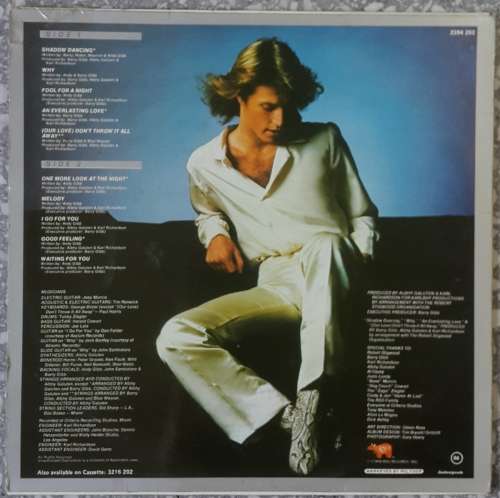 ANDY GIBB - SHADOW DANCING Vinyl, LP, Album Country: South Africa Released: 1978