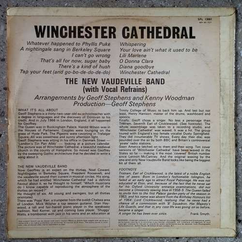 THE NEW VAUDEVILLE BAND - WINCHESTER CATHEDRAL Vinyl, LP, Album, Stereo Country: UK Released: 1968