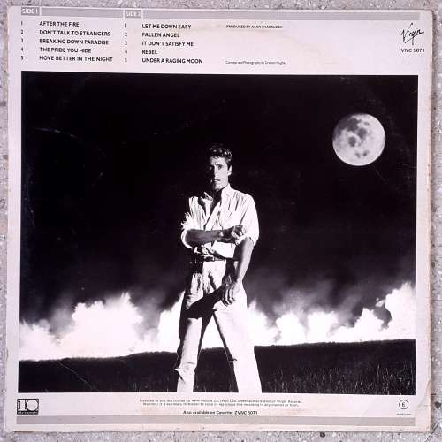 ROGER DALTREY - UNDER A RAGING MOON Vinyl, LP, Album Country: South Africa Released: 1985