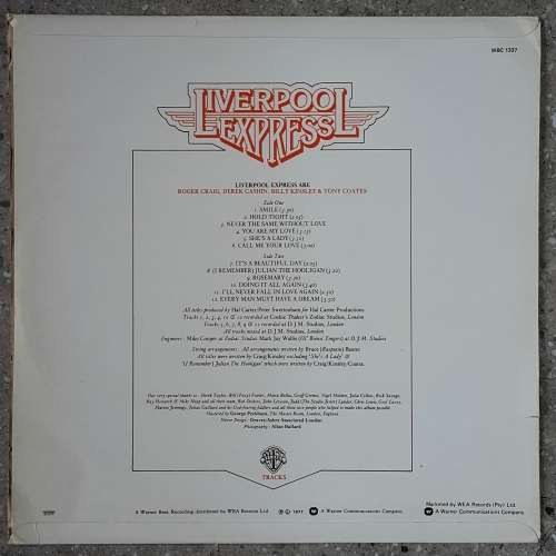 LIVERPOOL EXPRESS - TRACKS Vinyl, LP, Album Country: South Africa Released: 1977