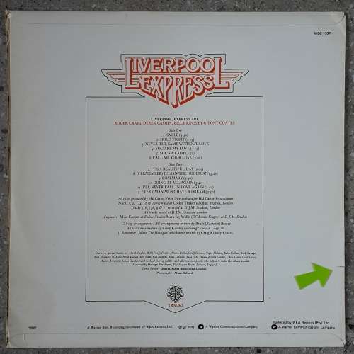 LIVERPOOL EXPRESS - TRACKS Vinyl, LP, Album Country: South Africa Released: 1977