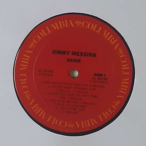JIMMY MESSINA - OASIS Vinyl, LP, Album, Stereo, Santa Maria Pressing Country: US Released: 1979