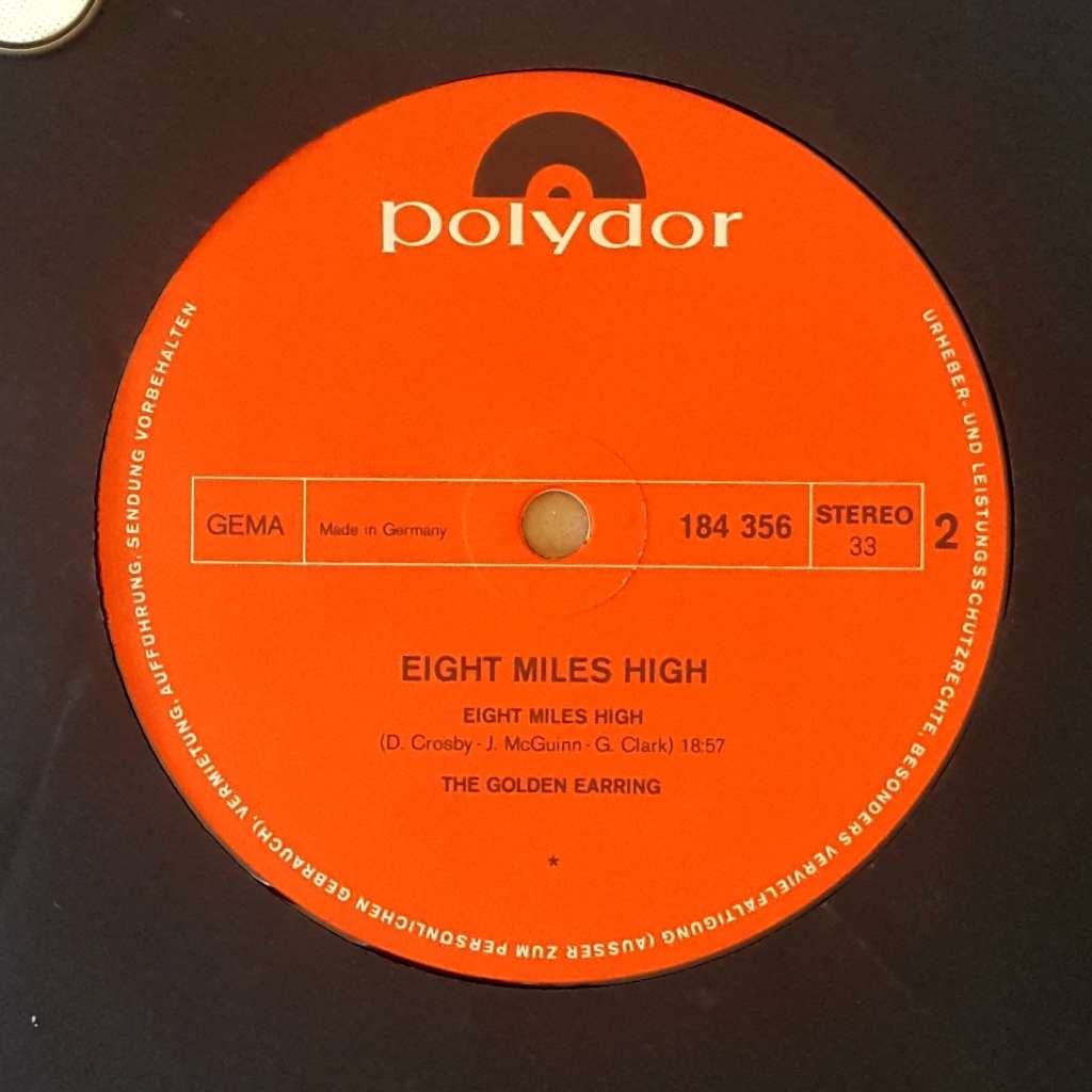 GOLDEN EARRING - EIGHT MILES HIGH Vinyl, LP, Album, Reissue Country: Germany Released: 1974