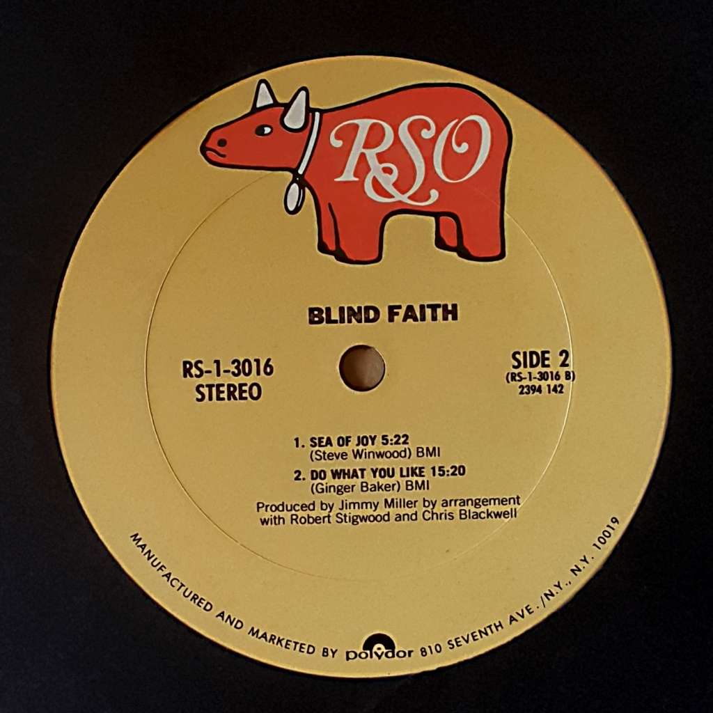 BLIND FAITH - BLIND FAITH Vinyl, LP, Album, Reissue Country: US Released: 1978