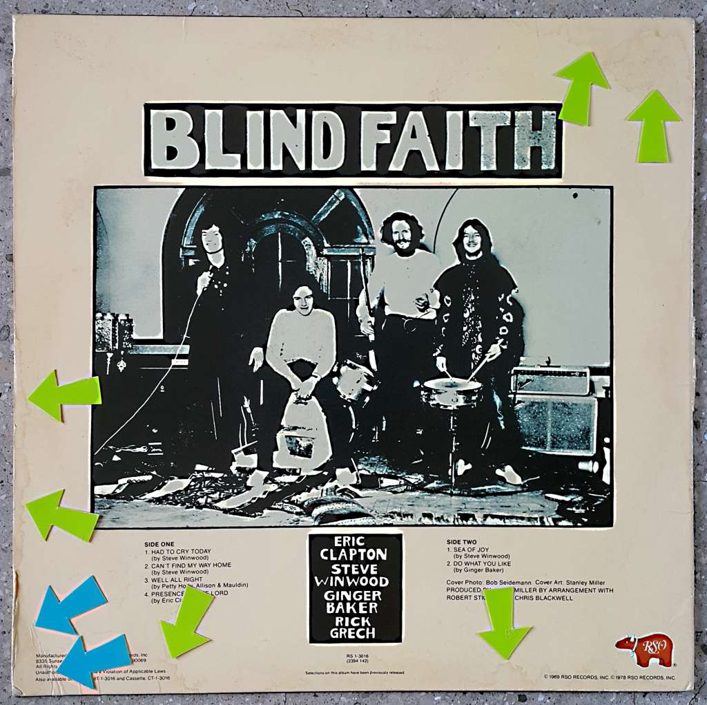 BLIND FAITH - BLIND FAITH Vinyl, LP, Album, Reissue Country: US Released: 1978