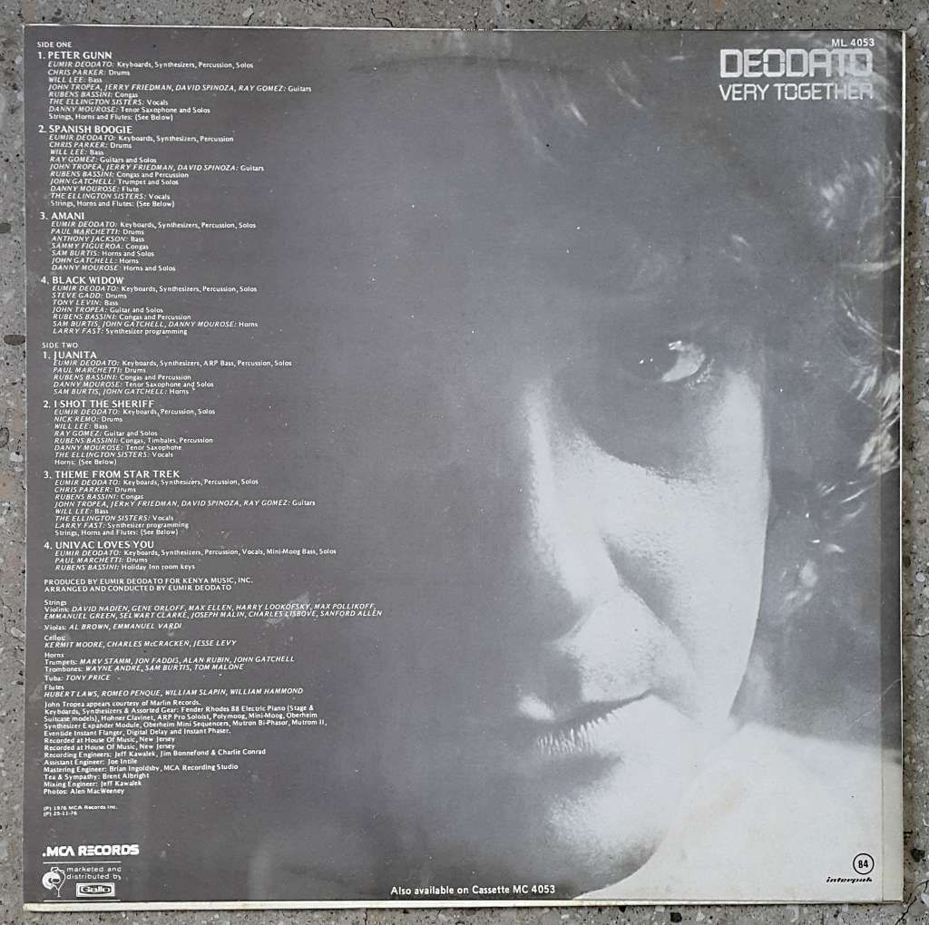DEODATO - VERY TOGETHER Vinyl, LP, Album Country: South Africa Released: 1976