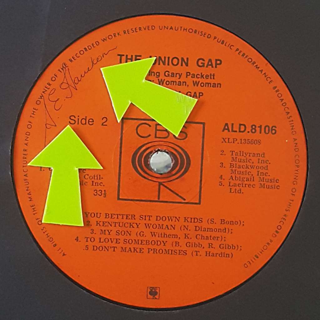 THE UNION GAP (feat. Gary Puckett) - WOMAN, WOMAN Vinyl, LP, Album, Stereo Country: SA 1968