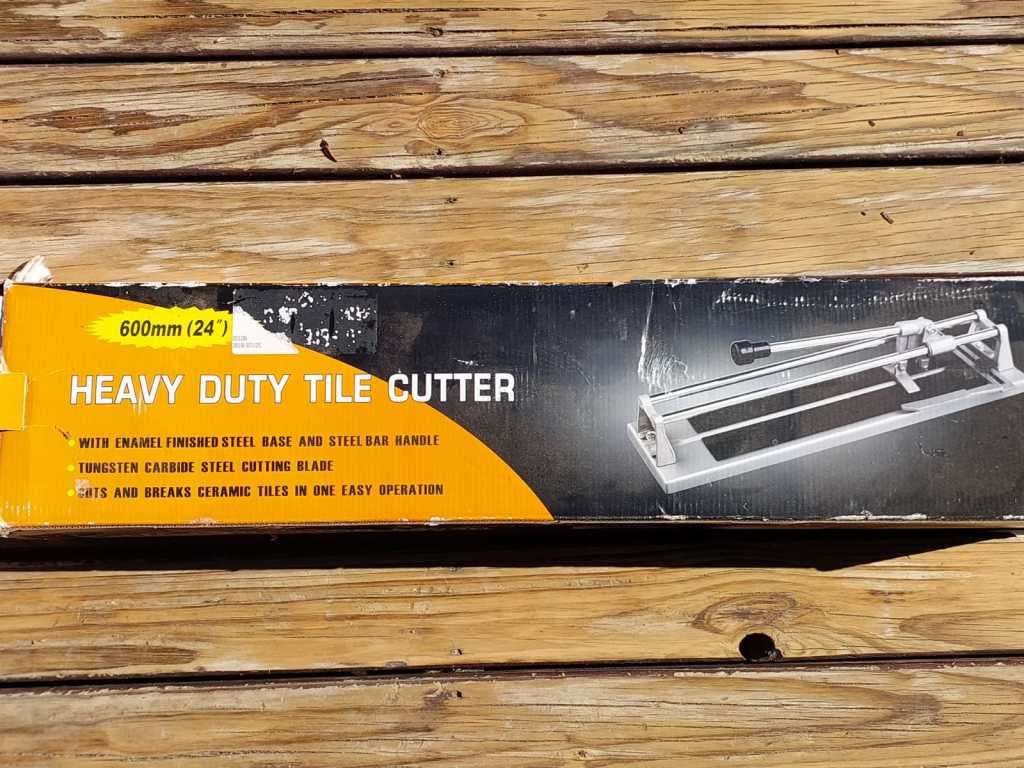 Heavy Duty Tile Cutter 600mm [NEVER USED]