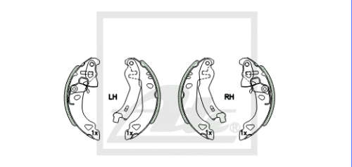 FIAT PALIO SIENA BRAKE SHOES