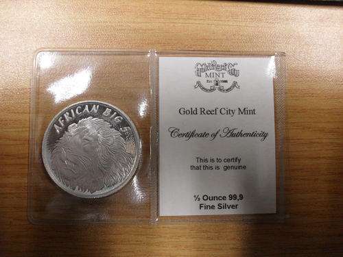 *** 99.9% Silver Half-Ounce Medallion ***
