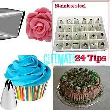 Let Your Decorations Run Wild with this '24 pc Piping Nozzle Set *MUST SEE" (Many Similar Items)