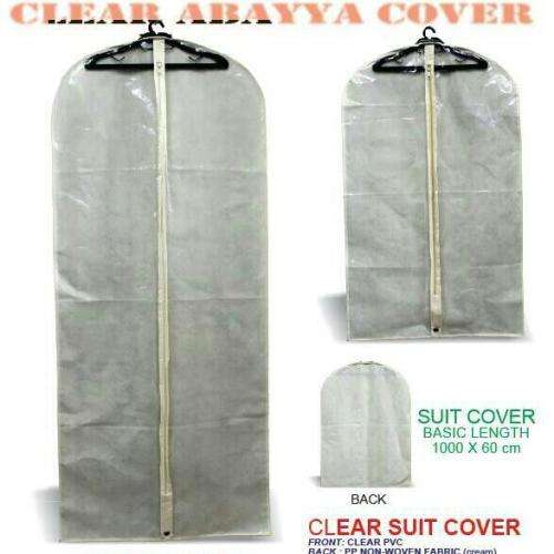 ***WHITE*** 160CM Extra Length Garment bag  for suits, shirts, dresses, or jackets.