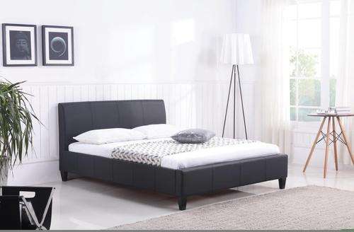 Faux Leather Slatted Bed Base