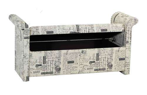 Storage Bench - Vintage or French Script