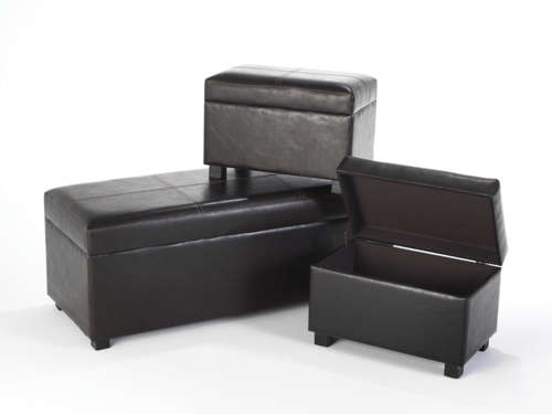 Ottoman Set - Dark Brown