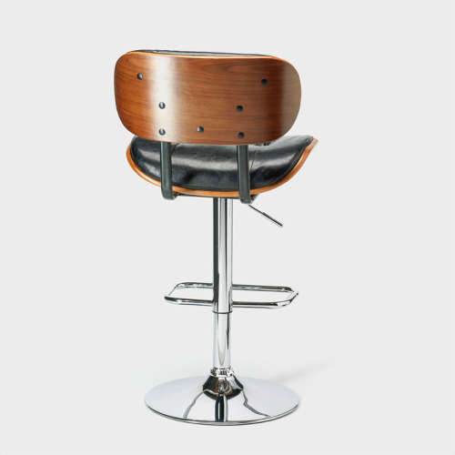 Faux Leather Bar Chair