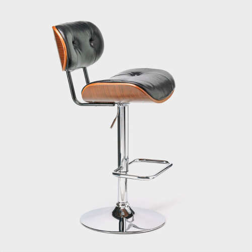Faux Leather Bar Chair
