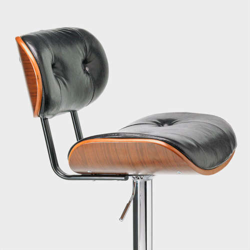 Faux Leather Bar Chair