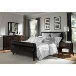 Faux Leather Bed Base-(Q/KXL)