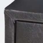 Chest of Drawers - Brown Leatherette