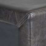 Chest of Drawers - Dark Brown Leatherette