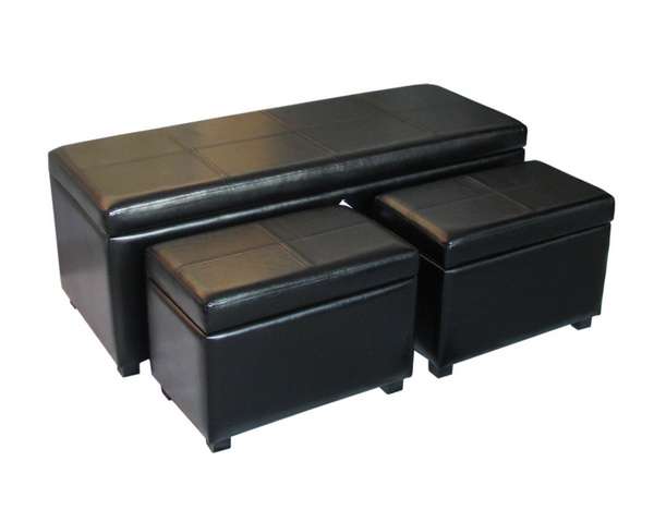 Cielo Luxury Ottoman Storage Set