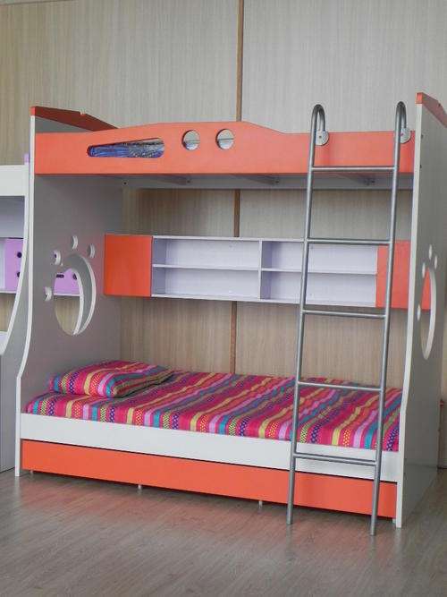 Orange Triple Bunk Bed