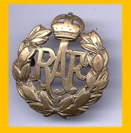 WAR *  ROYAL AIRFORCE BRASS PIN * see Sweetleaf 4 more bargains