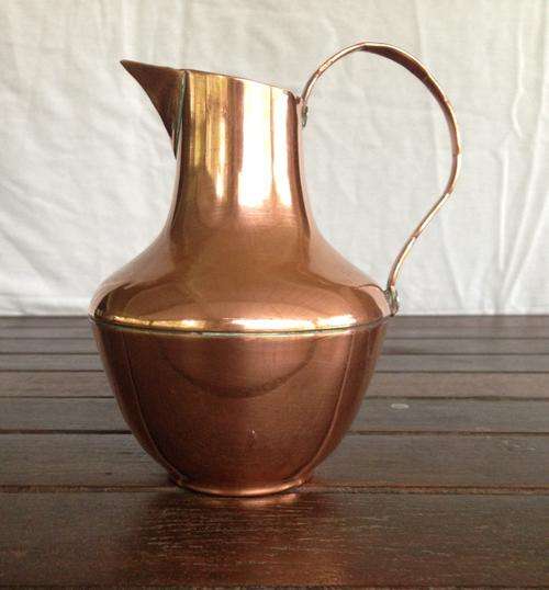CUTE COPPER JUG FOR A BUNCH OF ROSES