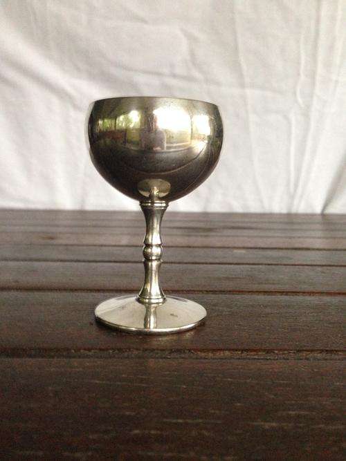 SHERRY SILVER PLATED GOBLET MADE IN SPAIN