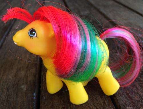 VINTAGE G1 MY LITTLE PONY " BABY TIC-TAC-TOE "