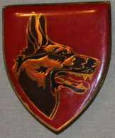 SADF Dog Centre shoulder flash - pins in tact