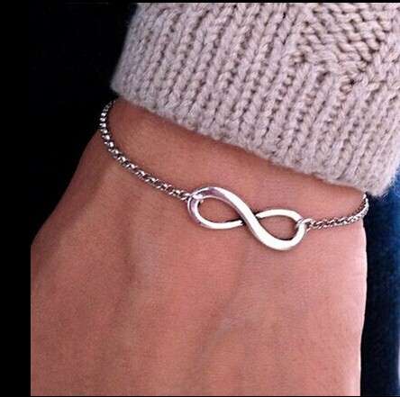 Infinity bracelet - "Silver"