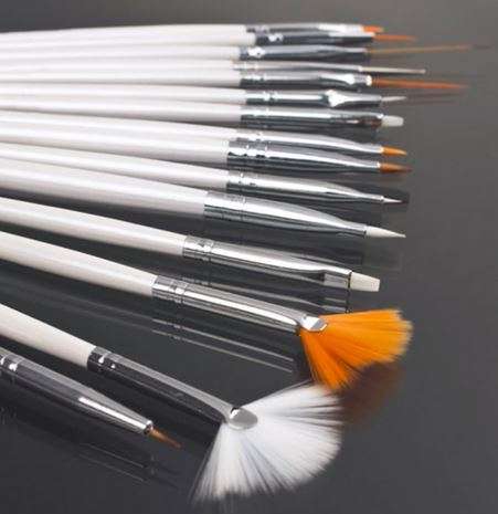 15 piece Nail Art Decorations Brush Set (Tools)