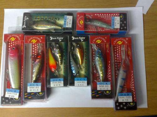10 different bass fishing lures