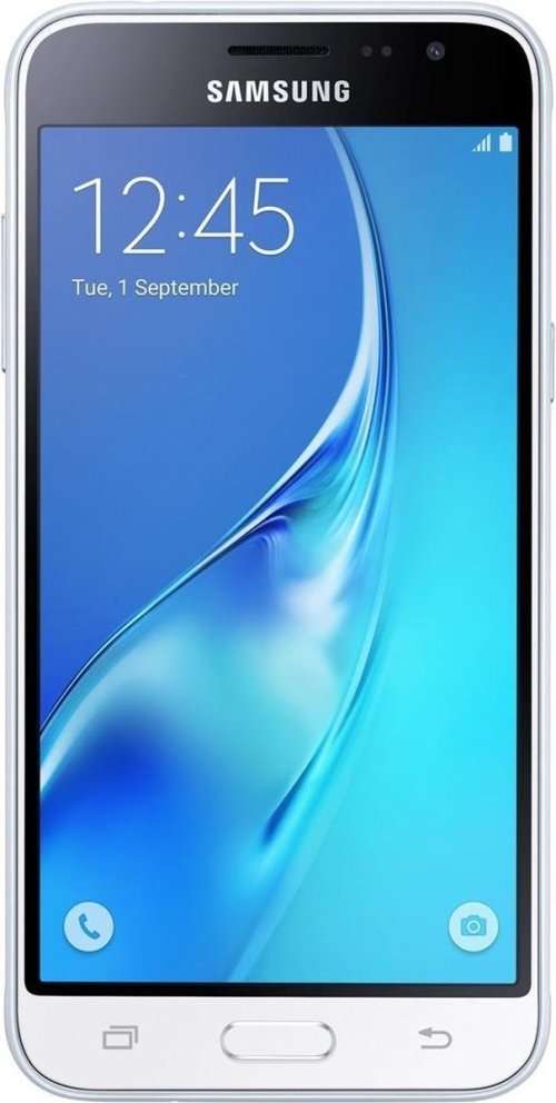 Samsung Galaxy J3 White 5.0` Super AMOLED Smart Phone ~ NEW