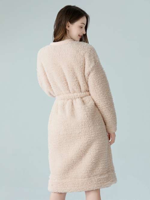 Fluffy soft gown