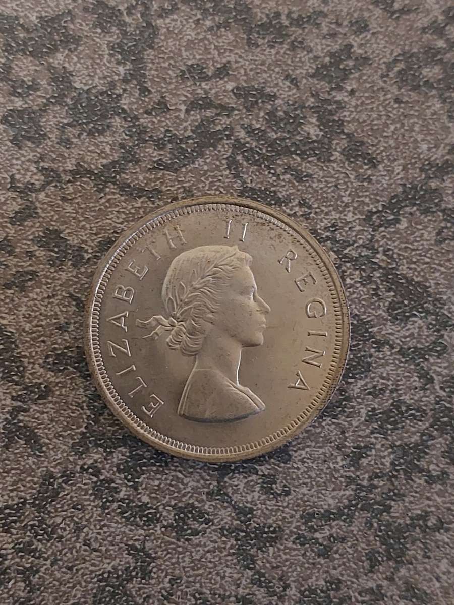 1954 South African 5 Shillings (RARE)