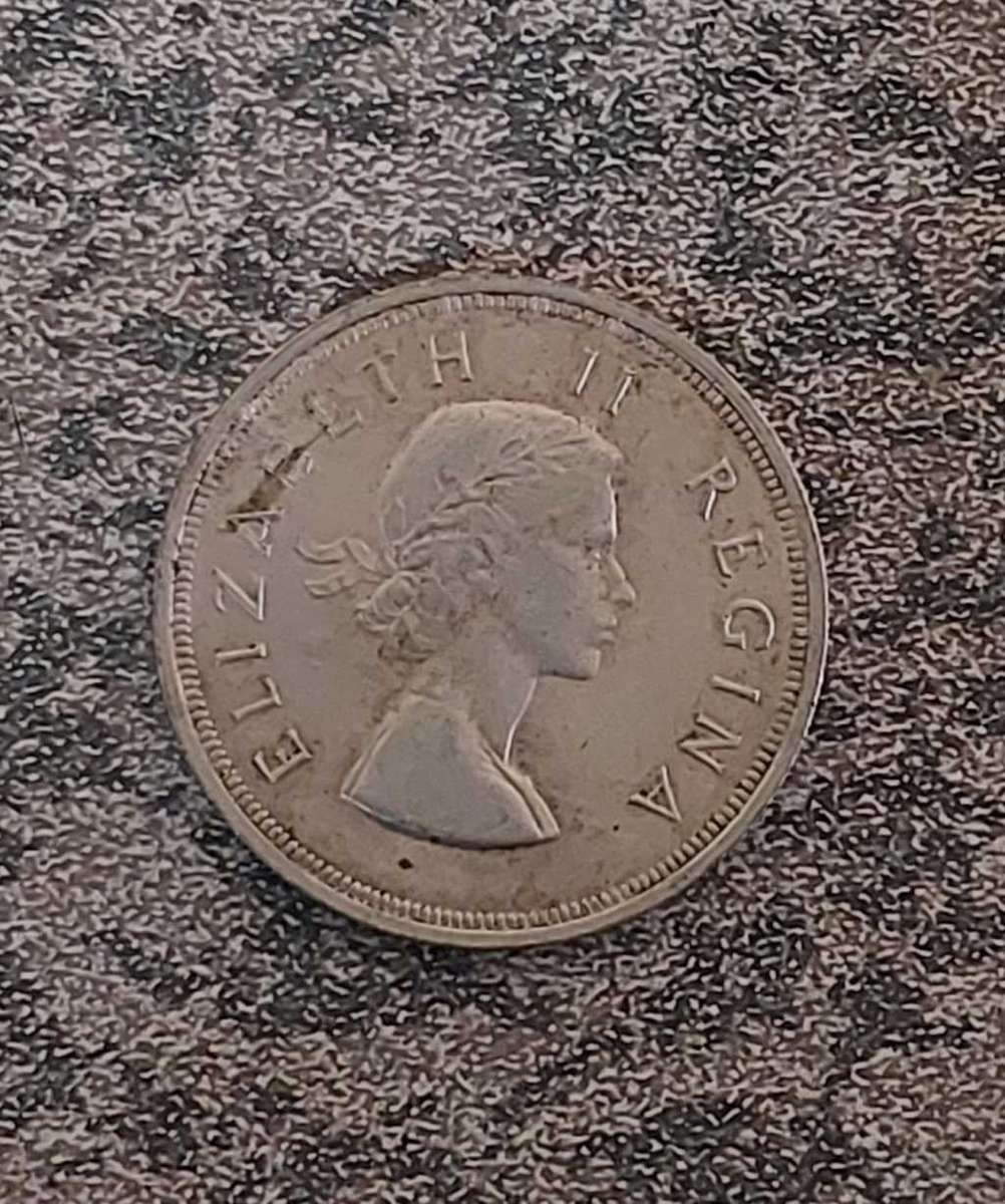 1955 South African 5 Shillings