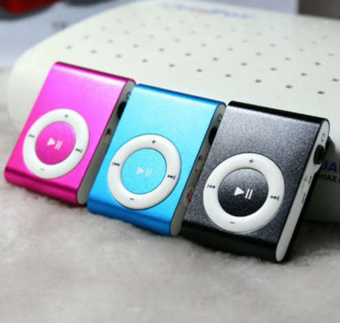 PINK- Mini Metal MP3 Player