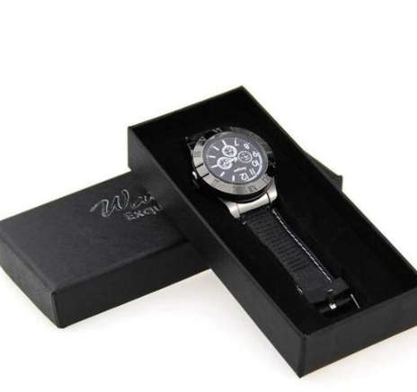 Premium Black Electronic Lighter Watch