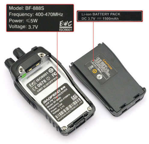 ***PRICE REDUCED*** Baofeng BF-666S UHF 400-470 MHz 5W CTCSS Two-way Ham Radio 16CH