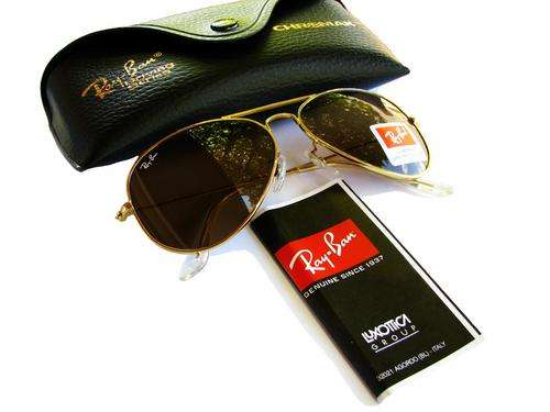 Ray Ban Aviators RB3025 001/33 Arista Gold Frame/Brown Lenses 58-14-132