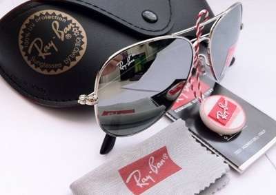Ray Ban Aviators RB3025 003/40 Silver Frame/Silver Mirror Lenses 58-14-132